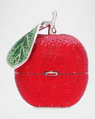 Judith Leiber Sweetie Apple Crystal Clutch Bag