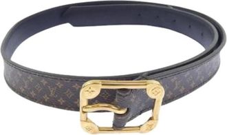 Louis Vuitton Pre-owned Standard Belt - Dames - Vintage Accessoires - Blauw - ONE Size - Vintage
