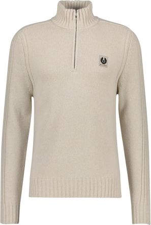 Belstaff Watch Quarter Zip Jumper - Heren - Coltruien - Beige - L - Truien & Vesten