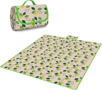 OEM Manta De Picnic Xl Impermeable De 200x200 Cm - Esterilla De Playa Plegable Para Camping Y Familia