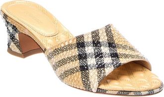 Burberry Rhinestone Check Sandal