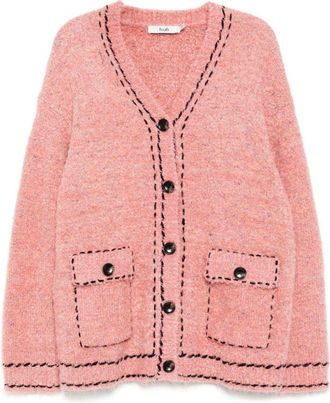 B+ab Cardigan con scollo a V - Rosa