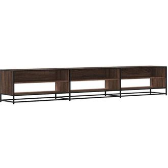 vidaXL Vidaxl - Mueble Para Tv Madera De Ingenier&iacute;a Marr&oacute;n Roble 270x40x46 Cm