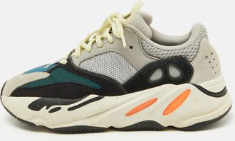adidas Multicolor Mesh and Leather Yeezy 700 Wave Runner Sneakers Size 39 1/3