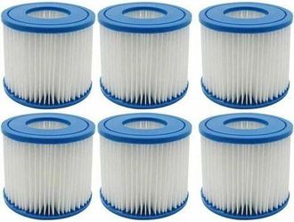 OEM Vurahome - Lot De 6 Filtres Pour Spa Et Piscine, Type D, Cartouches Filtrantes De Remplacement Compatibles Avec Summer Waves