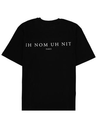 Ih Nom Uh Nit Printed Cotton T-Shirt - Black