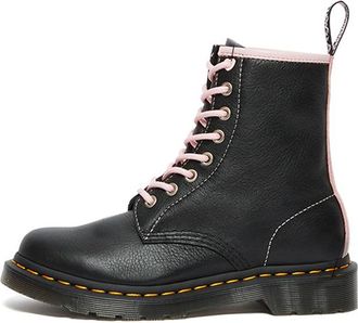 Dr. Martens (WMNS) Dr. Martens 1460 Contrast Leather Lace Up Boots Black Pink 27276001