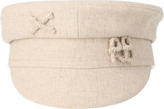Ruslan Baginskiy Beige Solid Bakerboy Hat