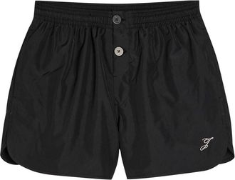 Jacquemus Le Short De Bain Puntini Shell Swim Shorts - Black - XL
