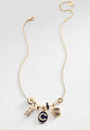 BaubleBar Baseball Icons Charm Necklace