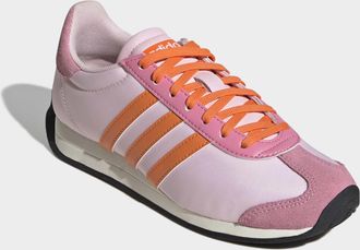 adidas Sneaker ADIDAS SPORTSWEAR RUNVISTA, Damen, Gr. 38,5, clear pink, pure orange, bliss pink, Leder, Synthetik, Textil, Schuhe Sneaker