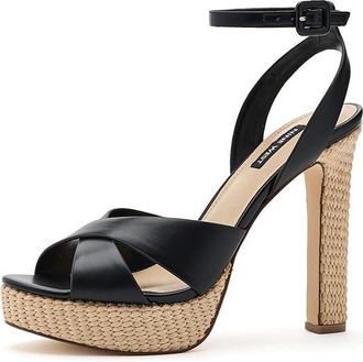 Nine West Weston Womens Sandals Black : 8.5 M, Faux Leather