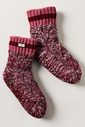 UGG Deedee Fleece Lined Crew Gripper Socks