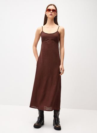 Twik Womens Sewn-in bra midi dress