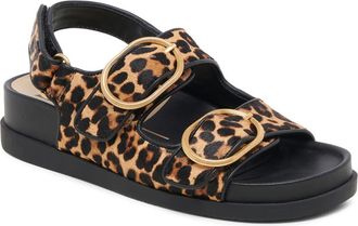 Dolce Vita Starla Platform Sandal in Leopard/black Calf H at Nordstrom Rack, Size 9.5