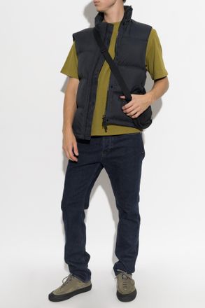 Stone Island T-shirt With Logo Patch, Mens, Green