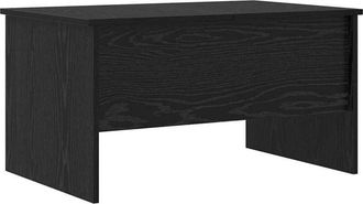 vidaXL Mesa De Caf&eacute; Roble Negro 80 X 50.5 X 42.5 Cm Vidaxl