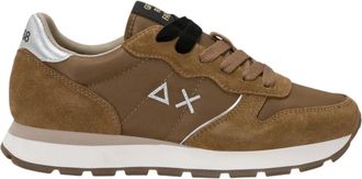 Sun 68 Ally Silver Gold - Dames - Sneakers - Bruin - 38 EU - Nylon - Schoenen