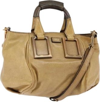 Chlo&eacute; Pre-owned Handbags, female, Beige, Size: ONE SIZE Pre-owned Hand Bag