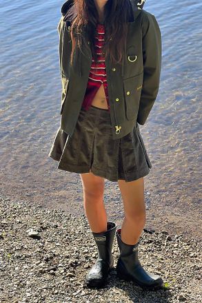 Maeve Pleated Mini Skirt