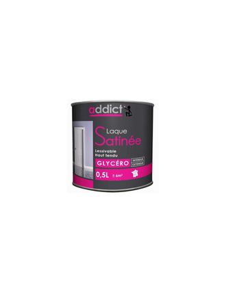 Addict Peinture Laque Glyc&eacute;ro Satin 2.5l Blanc - Addict