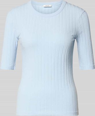 OPUS T-Shirt in Ripp-Optik Modell Savka in Hellblau, Gr&ouml;&szlig;e 36