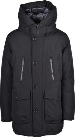 Woolrich Jassen, Heren, Zwart, S, Katoen, Ramar Arctic Parka