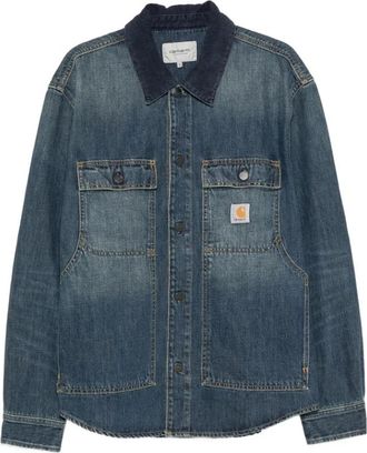Carhartt Work in Progress Oakland Shirt Jacket - Heren - Spijkerjassen - Blauw - L - Katoen - Jassen