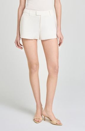 Wayf Paloma Linen Blend Shorts in Ivory at Nordstrom, Size X-Small