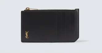 Saint Laurent Cartera Cassandre de piel