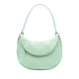 Bottega Veneta Tweed Hands Medium Nappa Intrecciato Gemelli Hobo