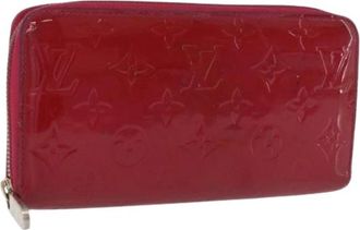 Louis Vuitton Pre-owned Long Wallet - Dames - Vintage Accessoires - Rood - ONE Size - Leer - Vintage