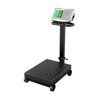 OEM B&aacute;scula De Plataforma Con Ruedas Hasta 1000 Kg, 1 Tonelada, Industrial, Grandes Dimensiones Hdwr Wagpro-p1000w