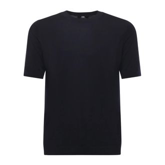 Alpha Studio Merino T-shirt - Heren - Tops - Blauw - Maat: 3XL Wol
