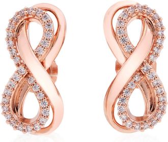 Swarovski Hyperbola Crystal Infinity Earrings
