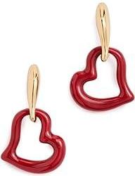 Kate Spade New York Amour Drop Womens Earring Womens Earring Dark Scarlet, Brass