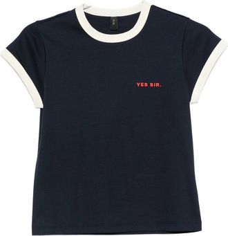 Sir. T Shirt Blu-Donna