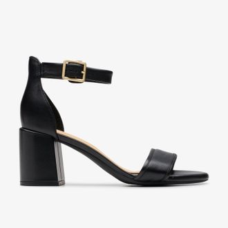 Clarks Ezoria Mae Black Leather