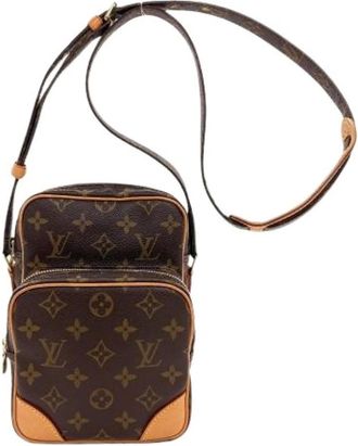 Louis Vuitton Pre-owned Cross Body Bags, female, Brown, Size: ONE SIZE Pre-owned Vintage Monogram Shoulder Bag