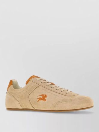 Burberry suede knight runner low top sneakers