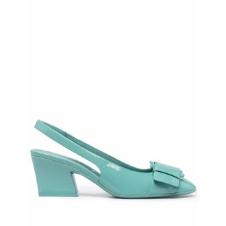 Ferragamo Ladies Blue Heels, US Size 6