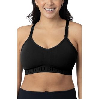 Kindred Bravely Sublime Hands-Free Pumping & Nursing Sports Bra - Sizing Available in B-D Cup in Black at Nordstrom, Size X-Large D