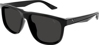 Puma PU0441S 001 Mens Sunglasses Black Size 59 - Free RX Lenses - Free RX Lenses