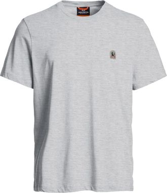 Parajumpers T-shirt girocollo con applicazione logo - Grigio
