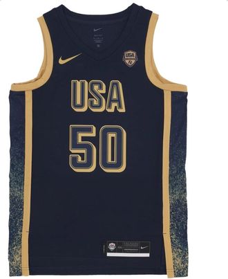 Nike Basketbal Tanktop 50e Verjaardag Limited Edition - Heren - Fitness - Blauw - XL - Polyester - Fitness