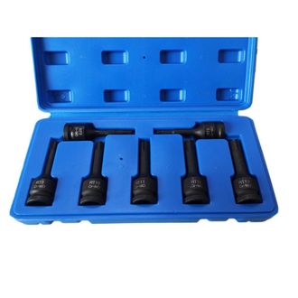 Trade Shop Traesio - Kit 7 Pz Chiavi Bussola Ad Impatto 1/2 Torx R6 - Rt13 Per Avvitatore Pneumatico - - Trade Shop