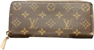 Louis Vuitton Monogram Brown Pink Monogram Long Wallet (Bi-Fold) (Pre-Owned)