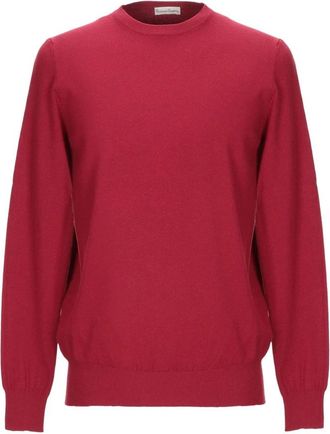 Cashmere Company Trui - Heren - Cashmere truien - Rood - 2XL - Wol - Truien & Vesten