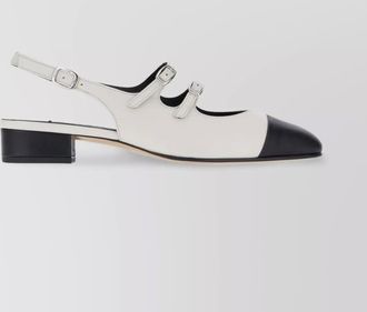 Carel nappa leather slingback pumps