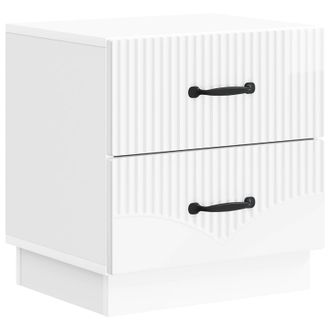 vidaXL Armario De Noche Con Caj&oacute;n Brillante 43 X 34,5 X 44,5 Cm Vidaxl